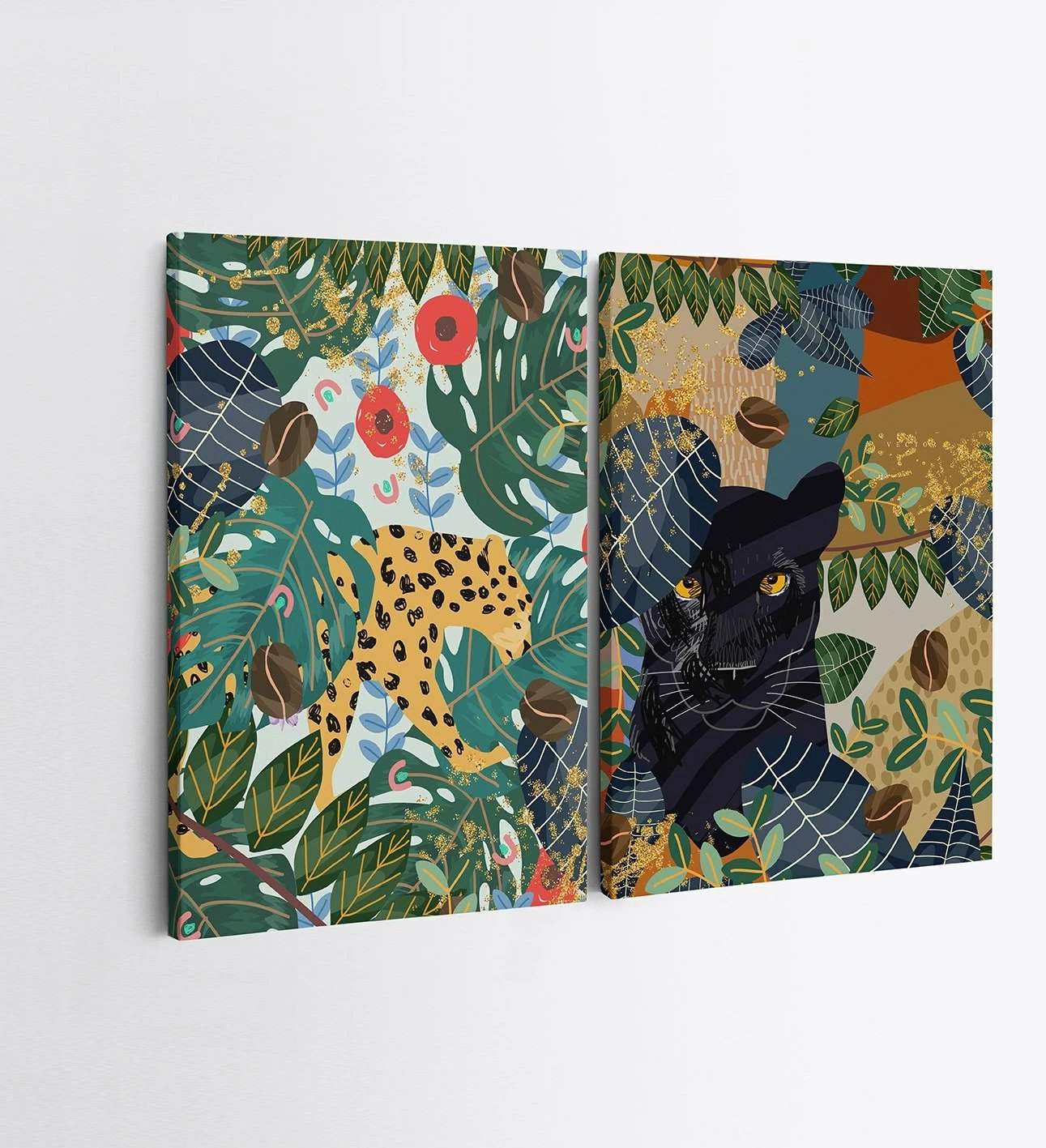 Pikturë dekorative në kanavacë (2 copë), Wallity, 2KNV4248, 70x100 cm