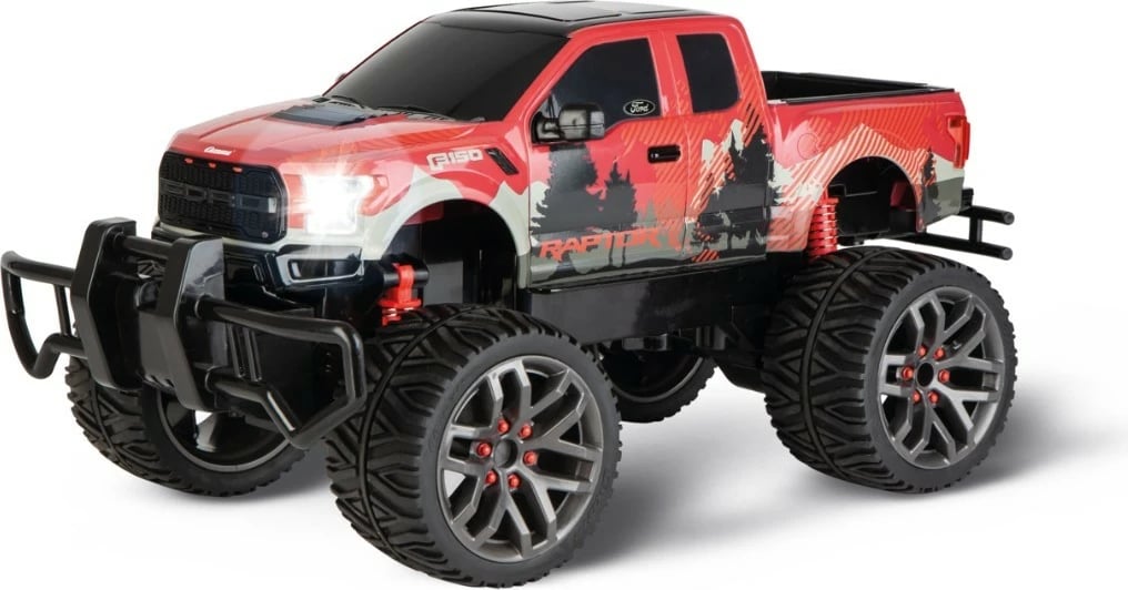 Makine RC Carrera Ford F-150 Raptor, 40cm, 2.4GHz, Kuqe e zezë Makine RC Carrera Ford F-150 Raptor, 40cm, 2.4GHz, Kuqe e zezë