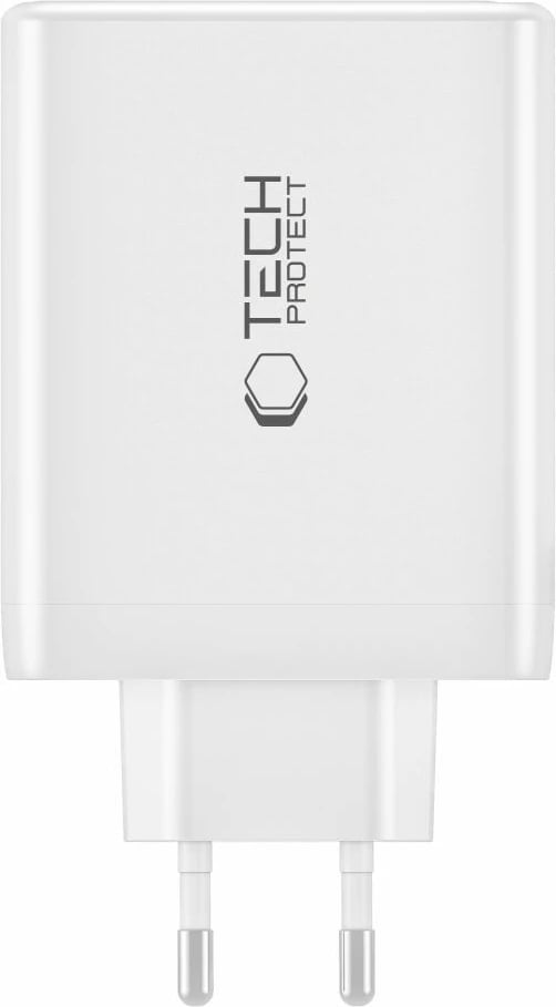 Karikues rrjeti Tech-Protect NC100W-GAN, 4 porta, 100W, USB-C/USB-A, i zi