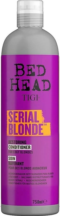 Kondicioner për flokë Tigi Bed Head Serial Blonde Restoring Conditioner për femra, 750ml