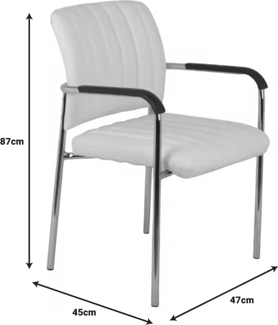 Karrige zyre për vizitorë Cazen, e bardhë