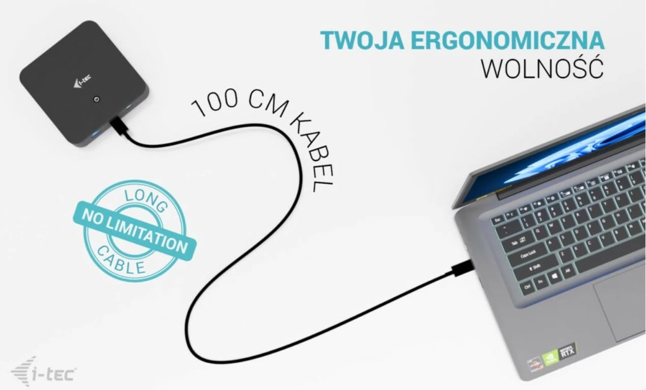 Stacion dokimi i-tec C31TRIVIDPRO100W me karikues universal 100W, i zi