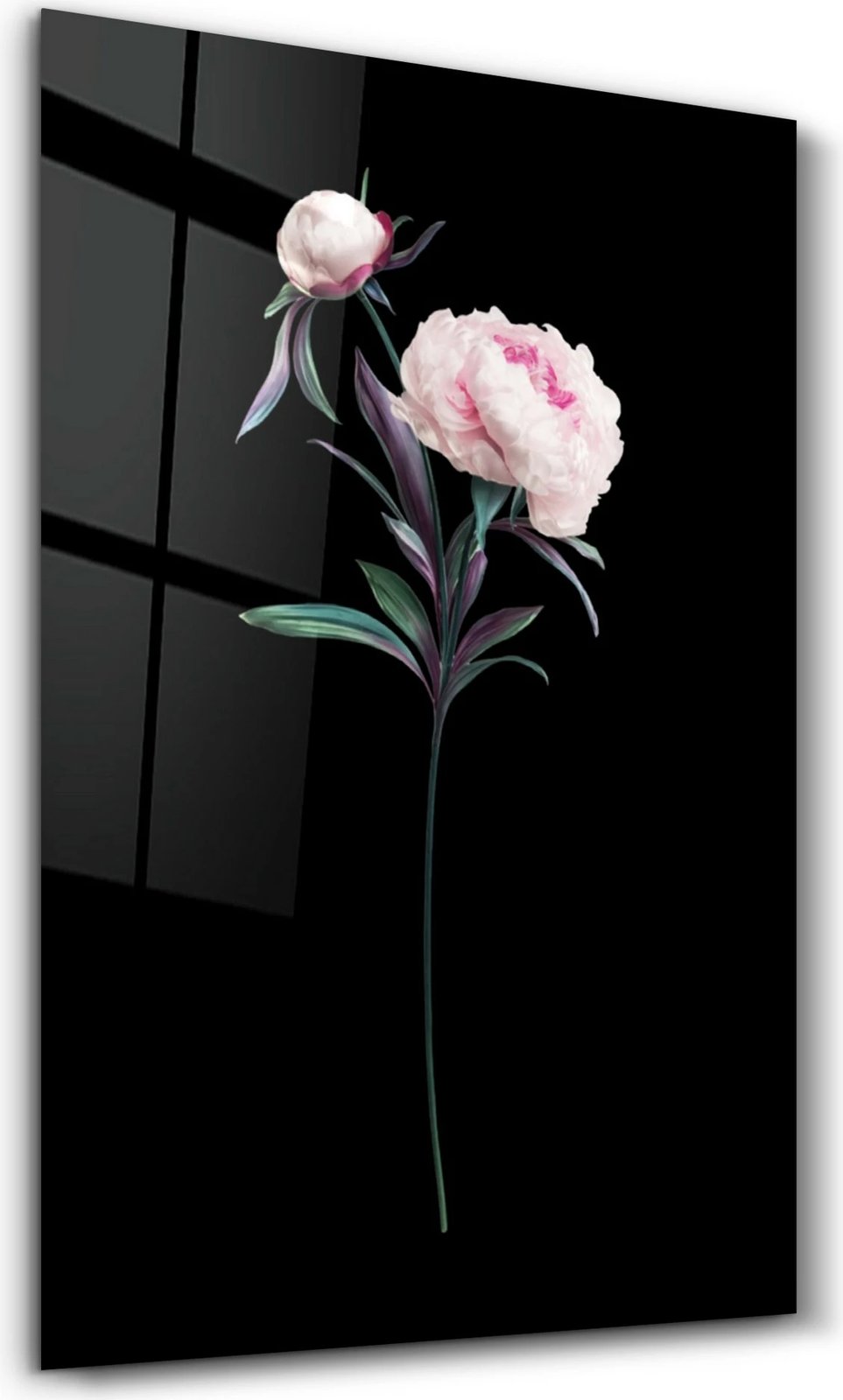 Pikturë dekorative prej xhami të temperuar, Wallity OGLS-2095, 46x72cm