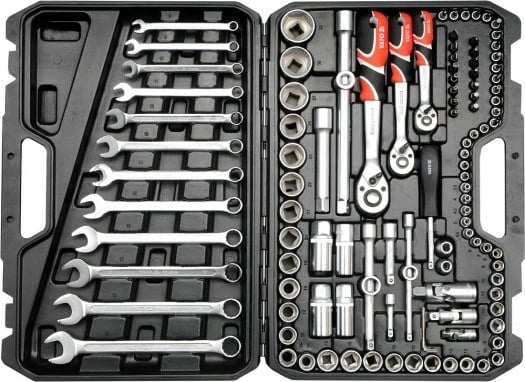 Set mjetesh mekanike YATO YT-38831, 111 pjesë, Ngjyrë e zezë