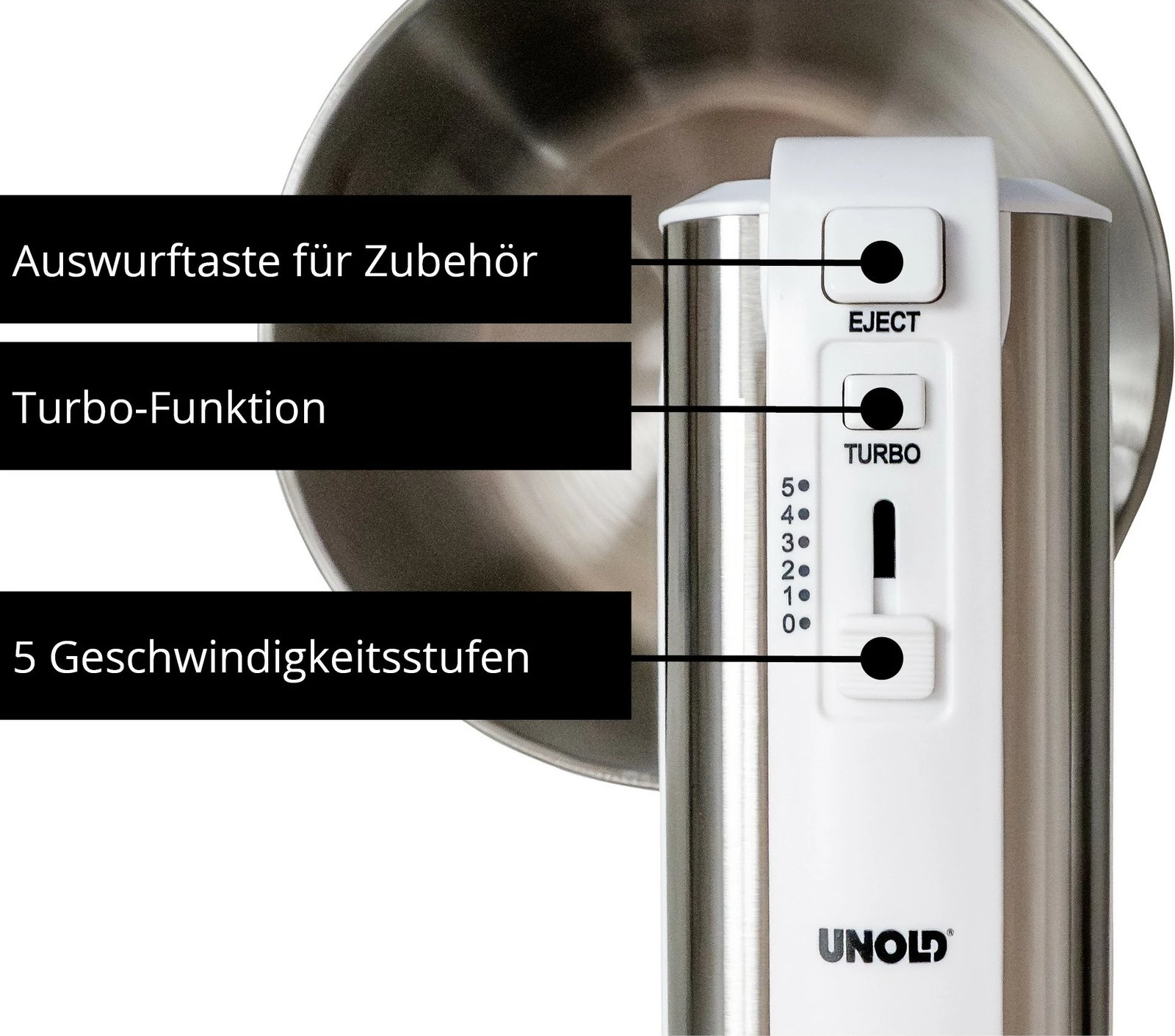Mikser dore UNOLD 78720, 3.5 L, 500 W, e bardhë