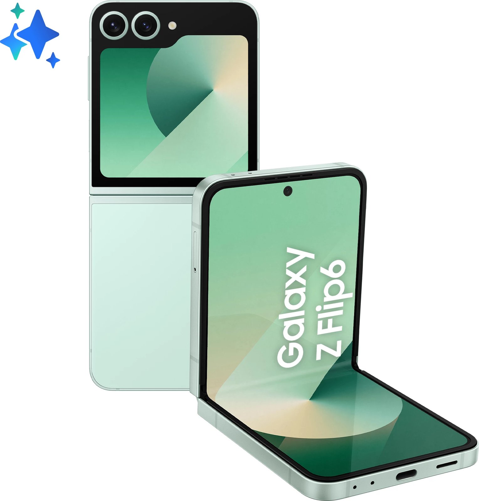 Celular Samsung Z Flip 6, 6.7", 12+256GB, 5G, i gjelbër