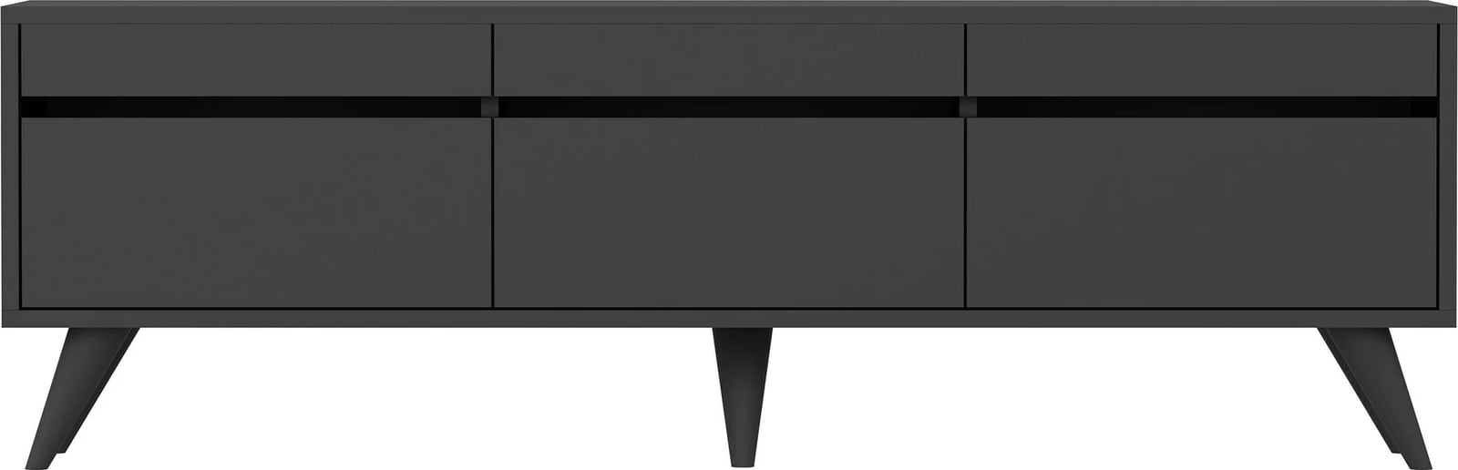Komodë për TV, ngjyrë antracit, Skye Decor
