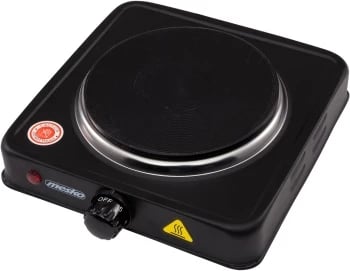 Sobë elektrike një-pllakë, Mesko MS 6508, 1000W, pllakë 150 mm, rregullim 5-nivelësh, e bardhë