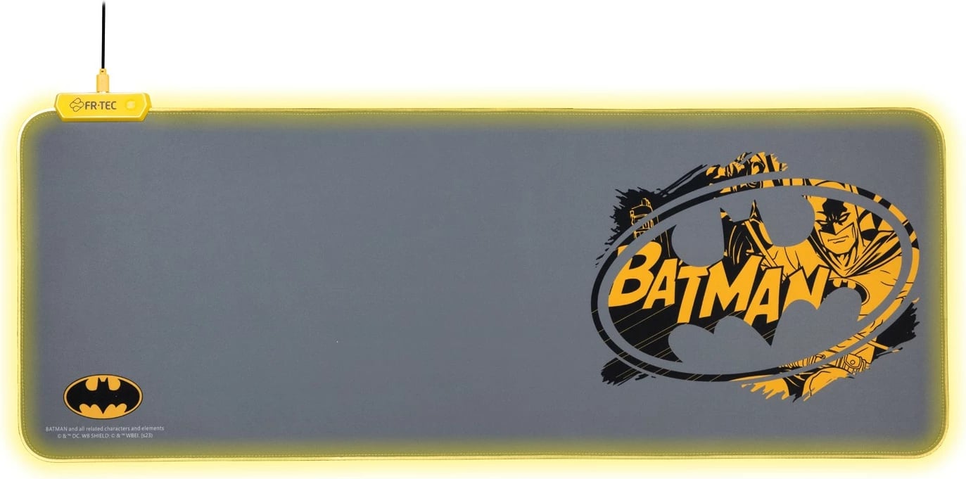 Mauspad Blade DC Batman gaming, LED, gri