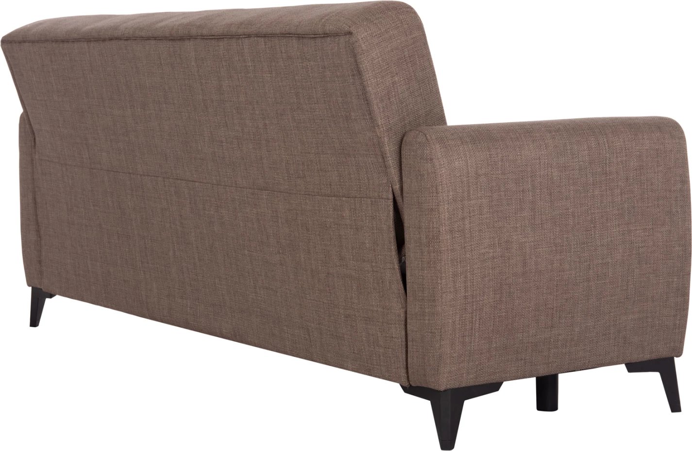 Krevat-divan treshe me hapësirë për depo, ngjyrë kafe, NIKKO FH3292.02, 209x76x83cm