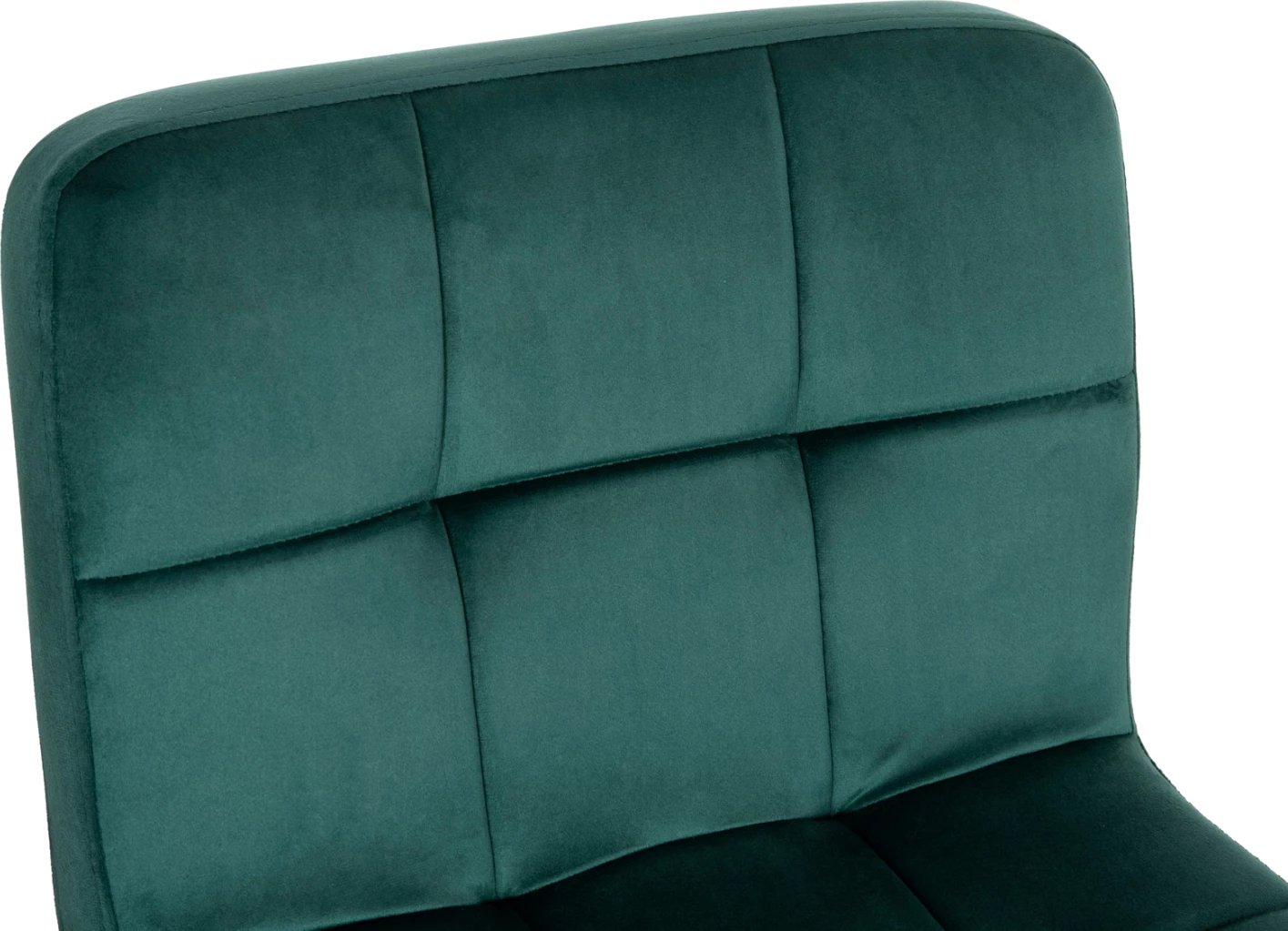 Karrige për bar rrotulluese DIANA, kadife jeshile cypress, metal i zi mat, 44x52x109cm, set prej 2 copë