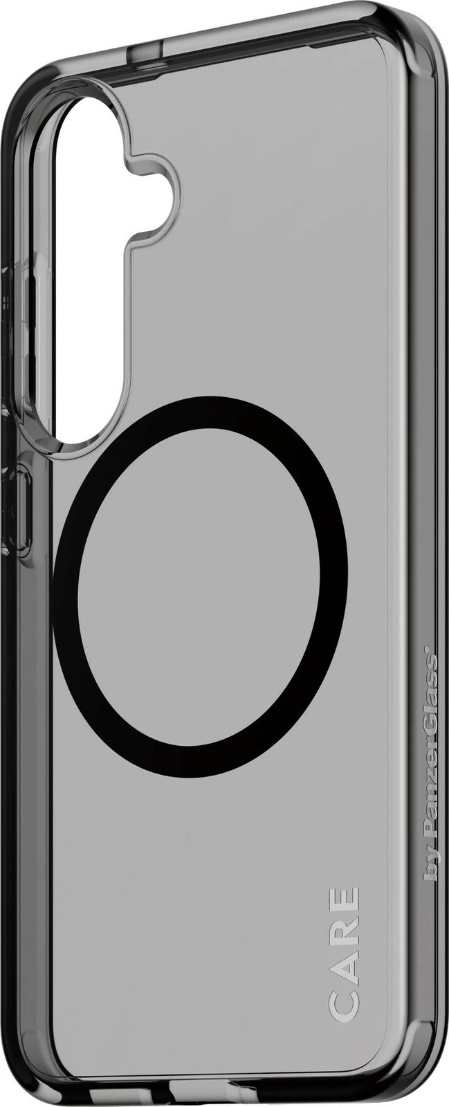 Mbështjellës PanzerGlass CARE Flagship, Galaxy S25, QI compatible, i zi