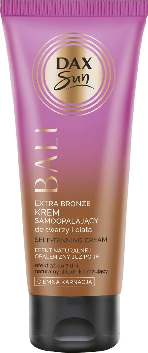 Krem vetë-ngjyrosës për femra Dax Sun Bali Extra Bronze 75ml