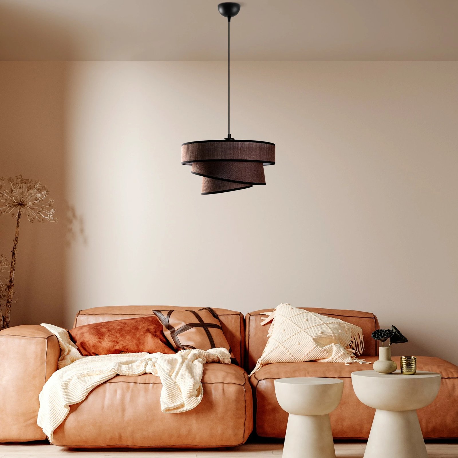 Llambë tavani Opviq Stage - 14712, ngjyrë kafe e errët Llambë tavani Opviq Stage - 14712, ngjyrë kafe e errët