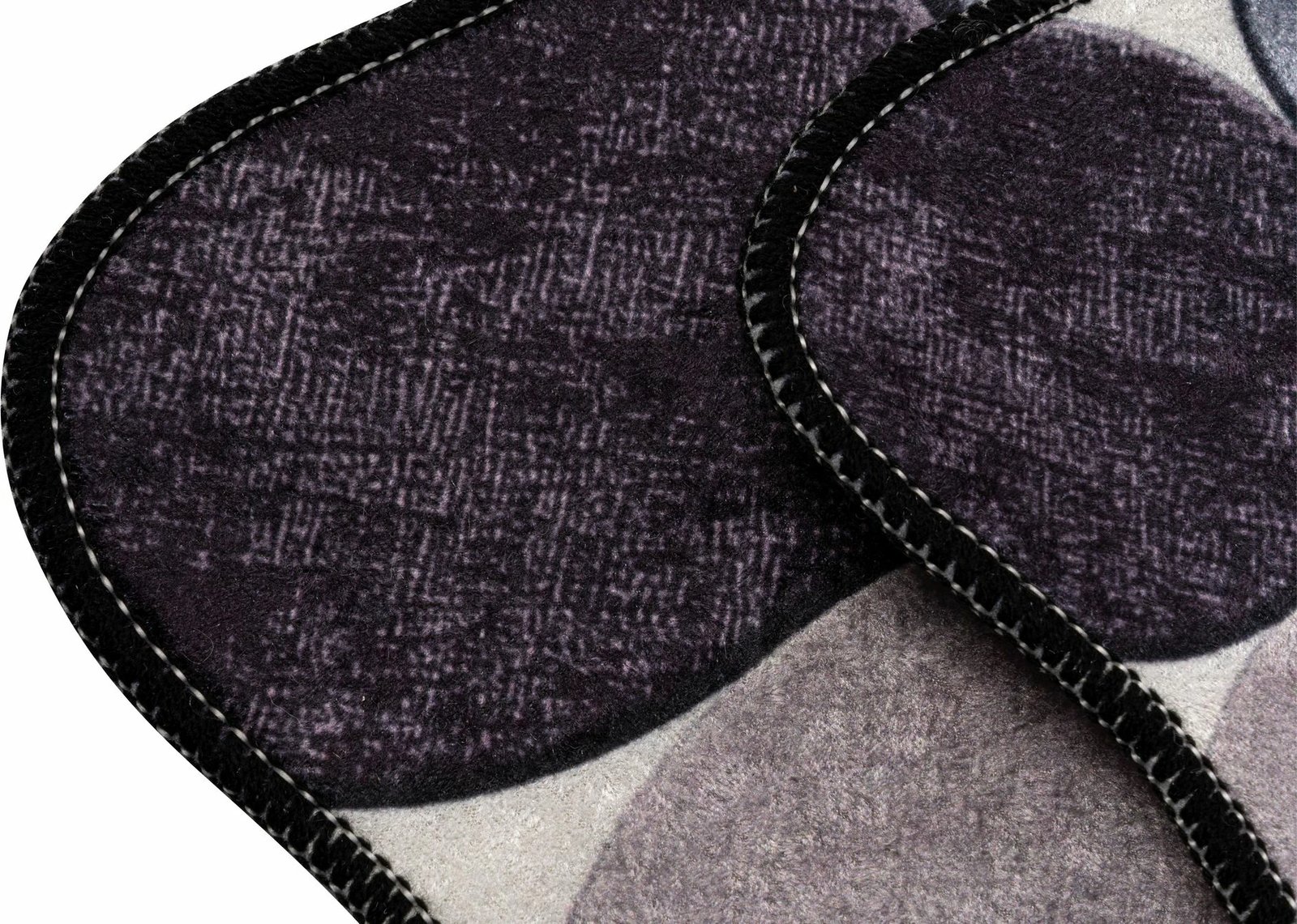 Set tapetash për banjo (2 copë), Mijölnir, rrethore, ngjyrë vjollcë