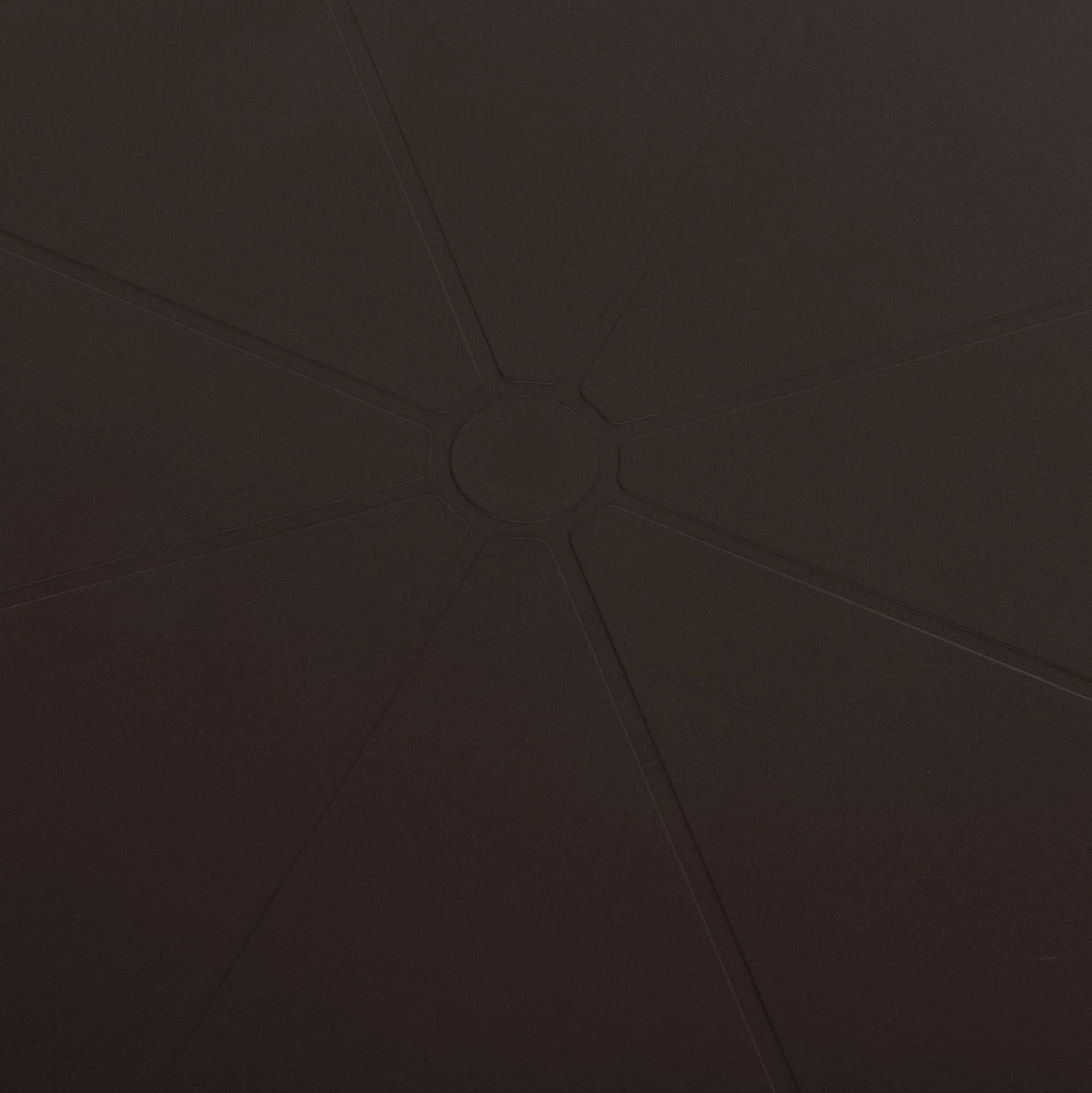 Tavolinë rrethore polipropileni, ngjyrë kafe, TERRIN FH6124.13, 60x75cm