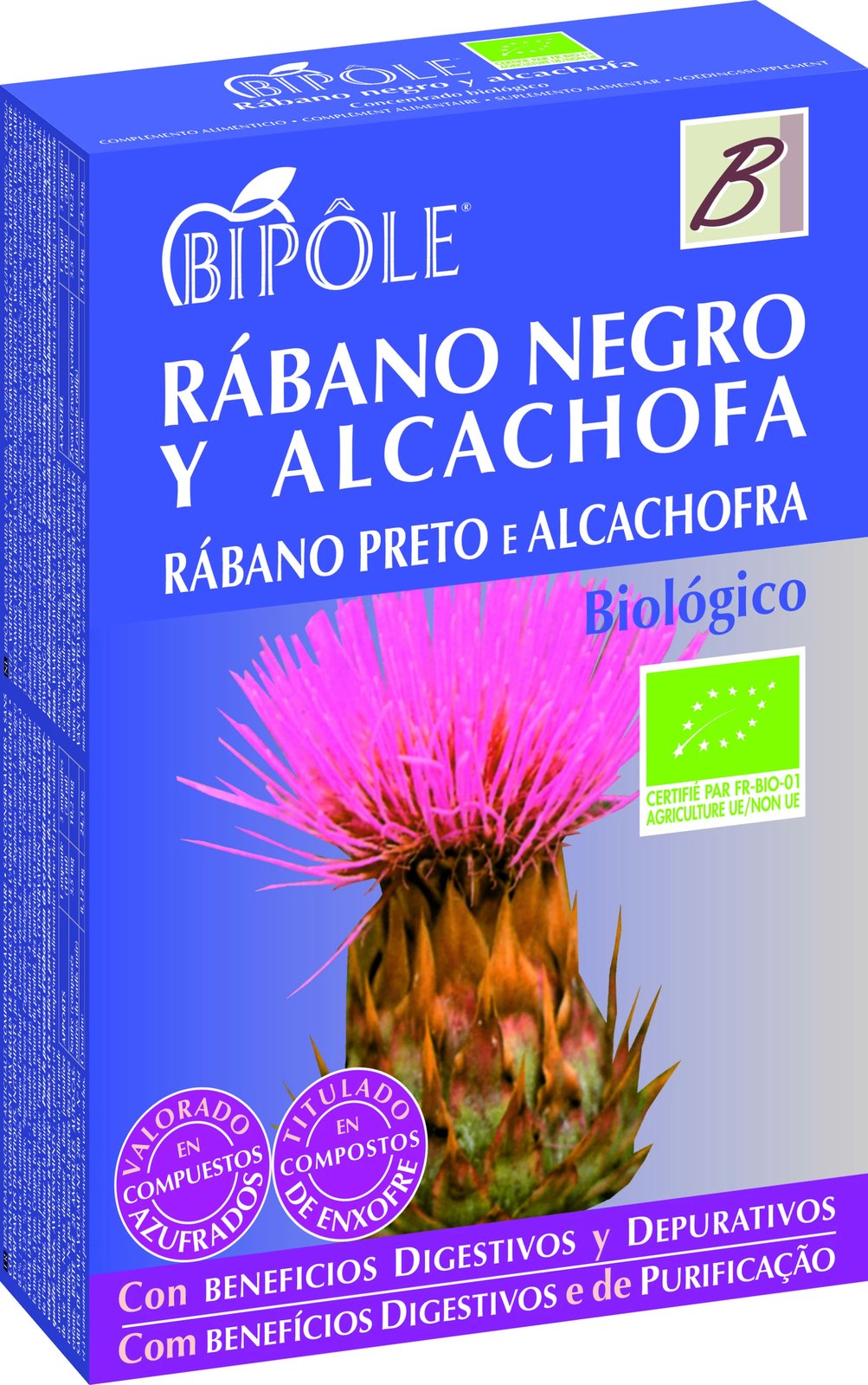 Suplement ushqimor INTERSA Bipole Rabano Negro-Alcachofa unisex
