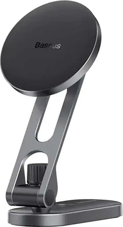 Mbajtës magnetik për celular Baseus T-Space, për Tesla, argjend