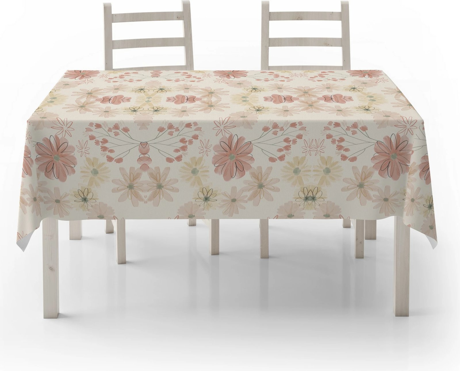 Mbulesë tavoline Hermia, shumëngjyrëshe, Asr-tblclt25-14, 140x140cm