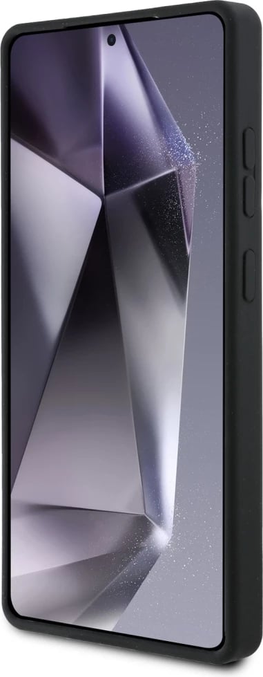 Mbështjellës Mercedes Silicone Contrasted Curves MagSafe për Samsung Galaxy S25 Ultra, Zi