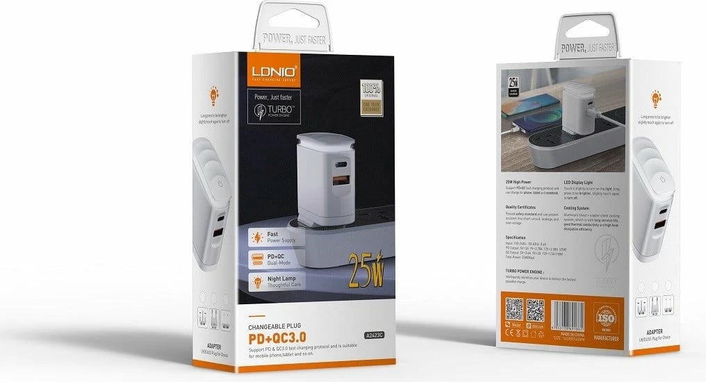 Karikues LDNIO A2423C (Bardhë)