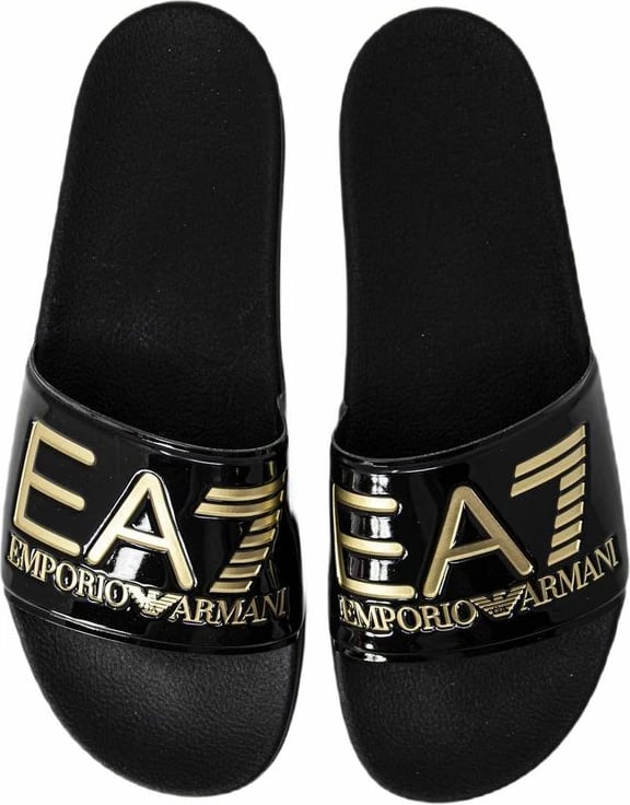 Sandale për femra EA7 Emporio Armani, të arta