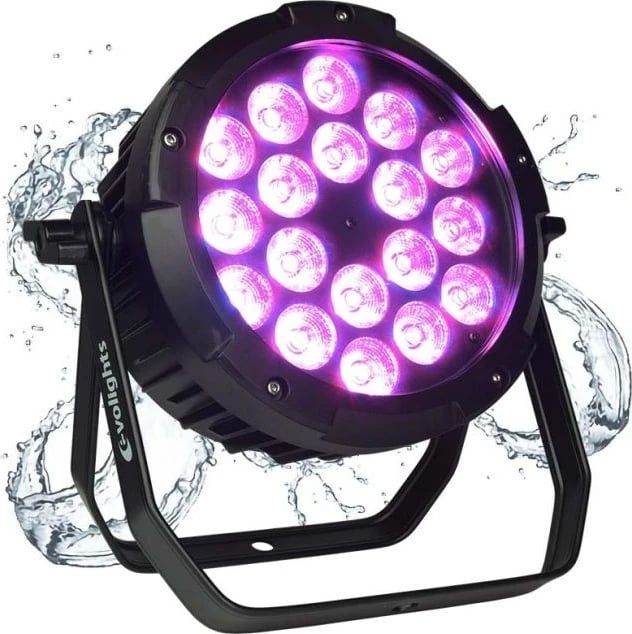 Projektor LED EVOLIGHTS GLAZE PAR IP65, për jashtë
