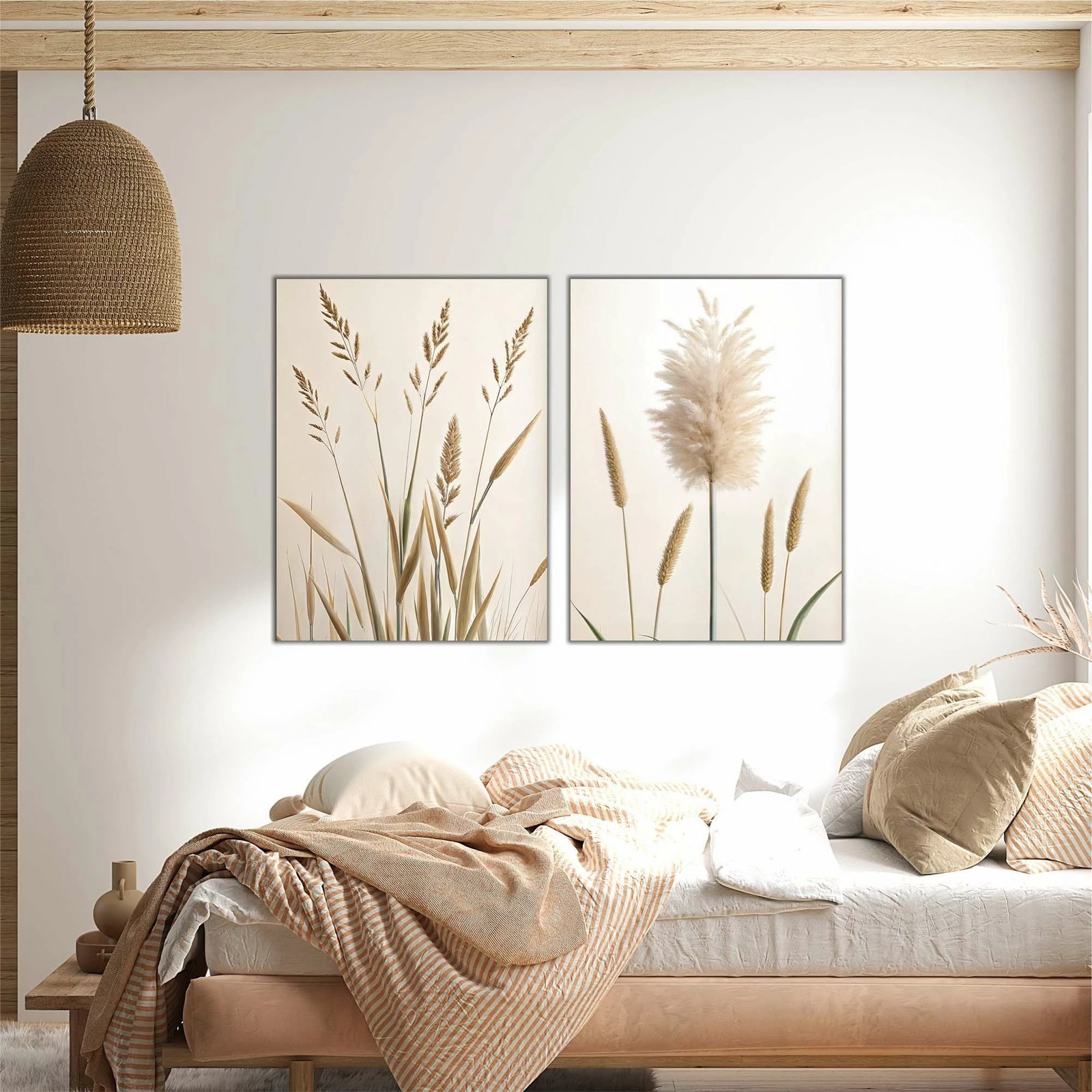 Pikturë dekorative MDF (2 copë), Wallity, shumëngjyrëshe, 40x60cm