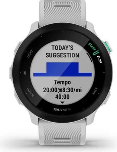 Smartwatch Garmin Forerunner 55, bardhë