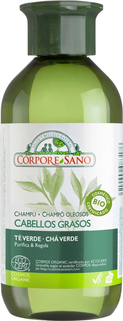Shampon Corpore Cabellos Grasos Cosmos Organic 300ml