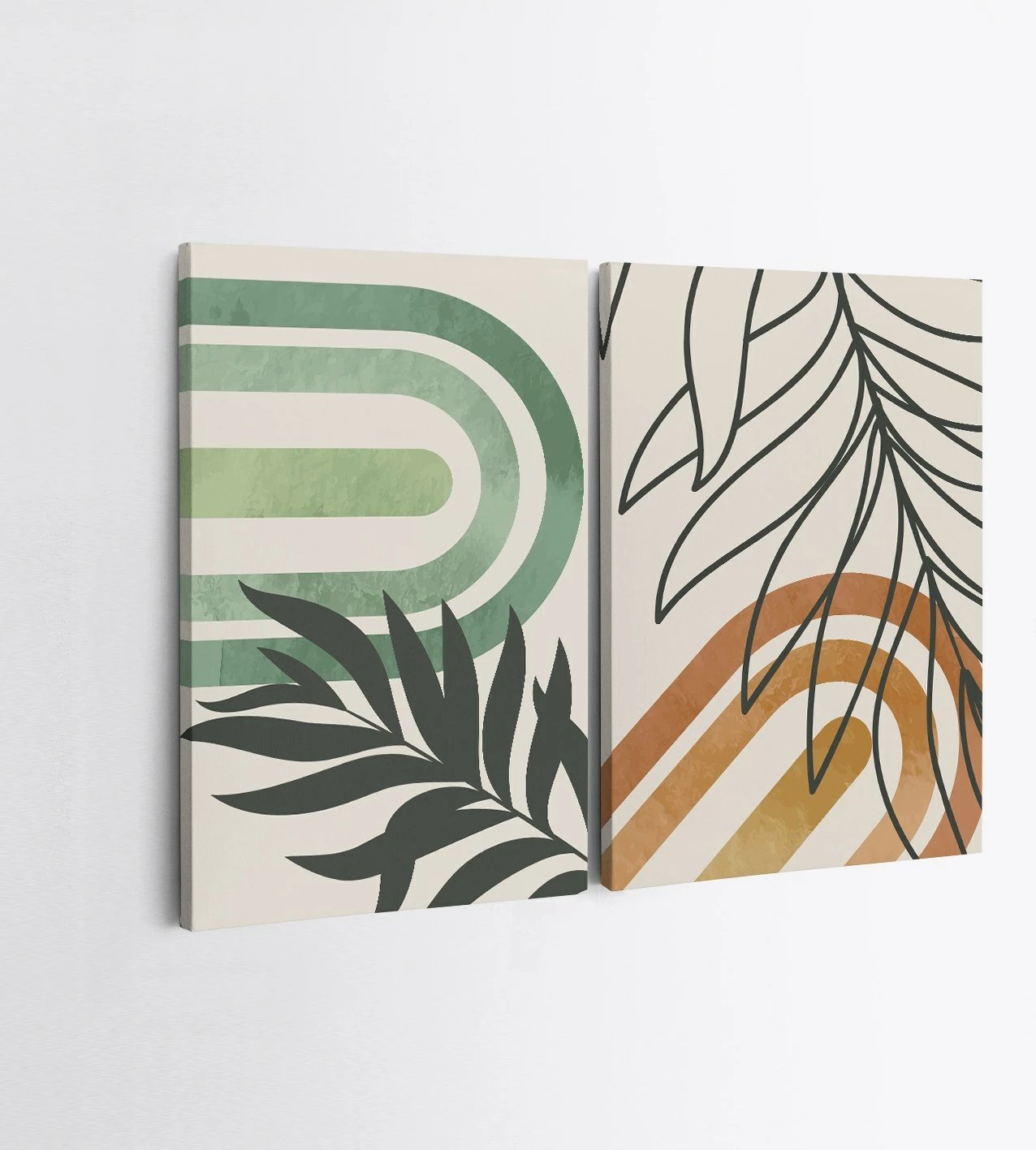 Pikturë dekorative në kanavacë (2 copë), Wallity, 2KNV4362, 50x70cm