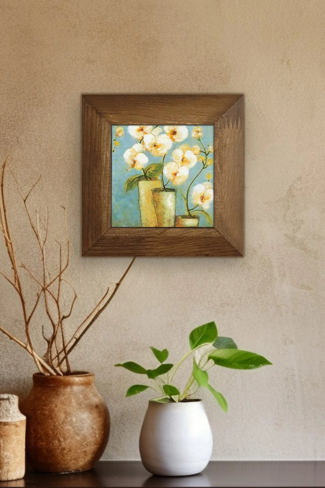 Pikturë dekorative me kornizë, shumëngjyrëshe, Artvessakaro31