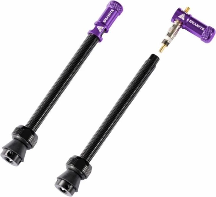 Valvula biçiklete Granite, të purpurta