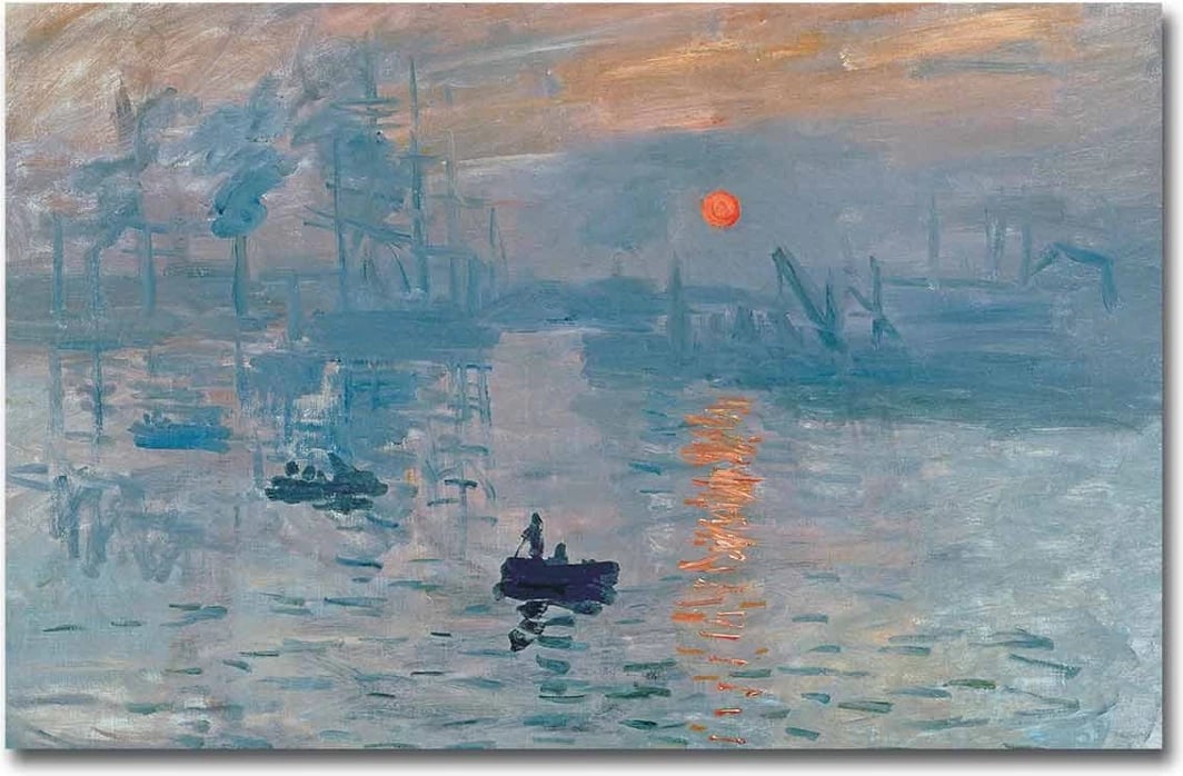 Pikturë dekorative në kanavacë Wallity, FAMOUSART-07, shumëngjyrëshe, 45x70cm