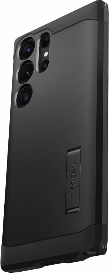 Mbështjellës Spigen Tough Armor për Samsung Galaxy S23 Ultra, i zi Mbështjellës Spigen Tough Armor për Samsung Galaxy S23 Ultra, i zi