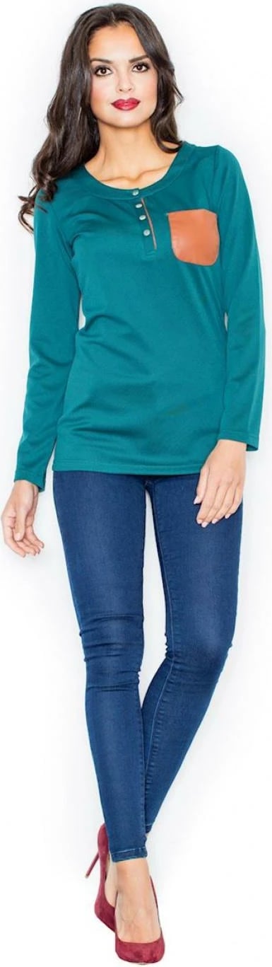 Bluzë Figl 111737, e gjelbër