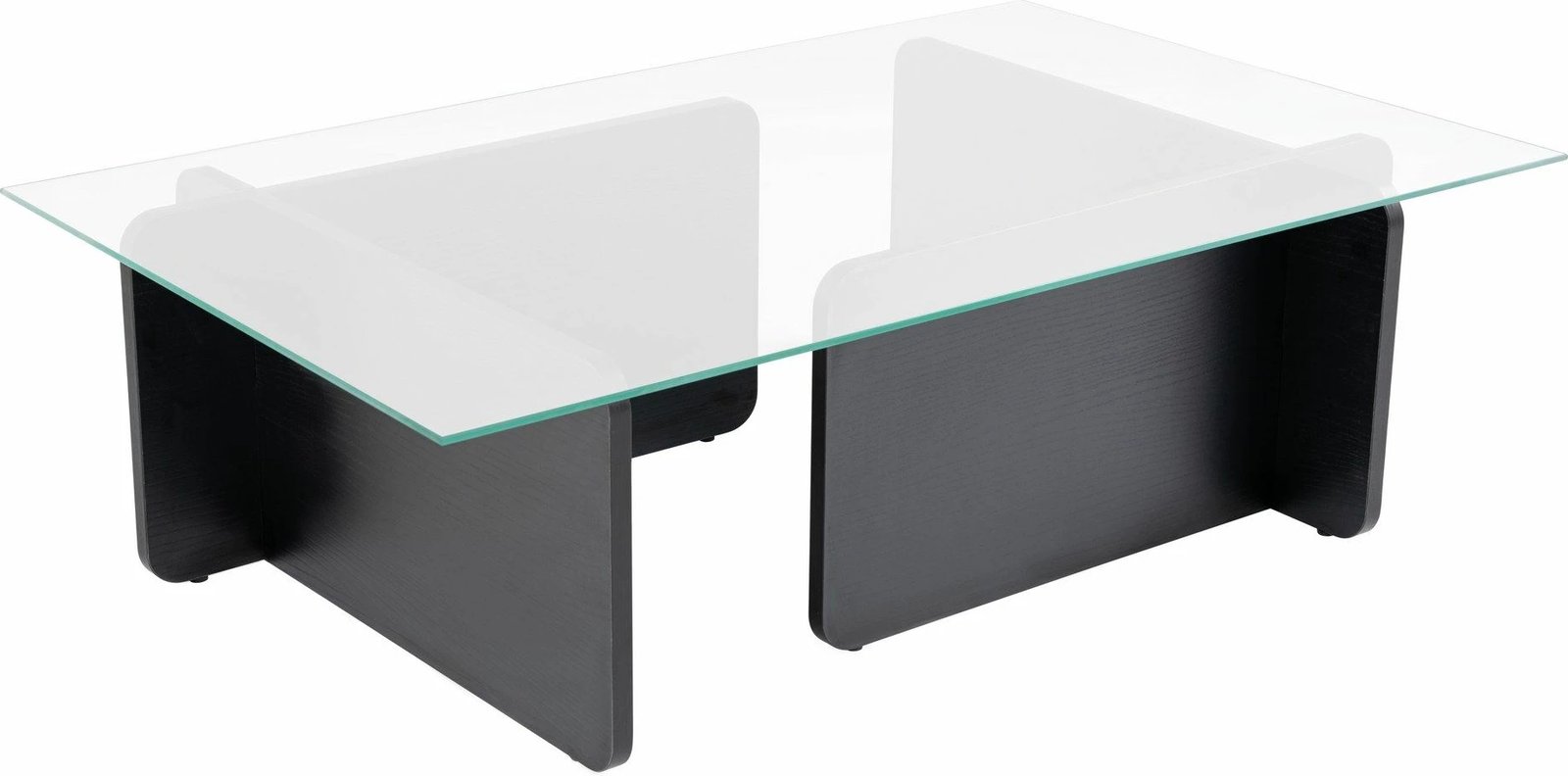 Tavolinë kafeje Nordure, Flavio, dru ngjyrë e zezë