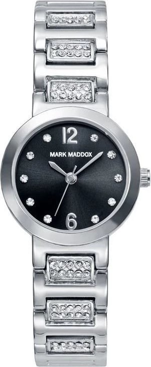 Orë dore MARK MADDOX MF0009-55 për meshkuj, argjendtë