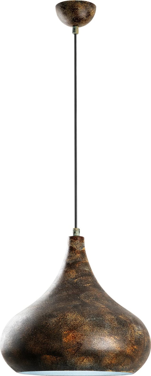 Llambë tavani Opviq, SAGLAM-3774-RETRO, metal, ngjyrë antike, Ø30x28cm