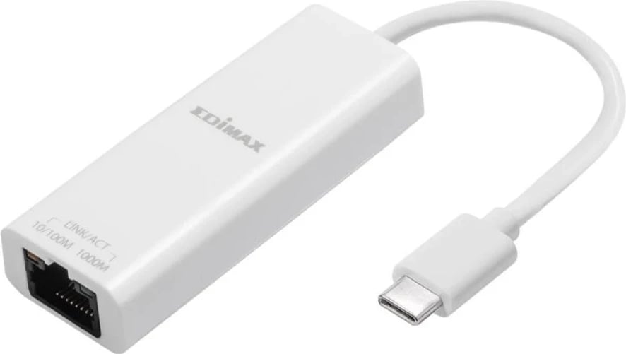 Përshtatës  Edimax USB-C Ethernet 1000 Mbit/s, i bardhë