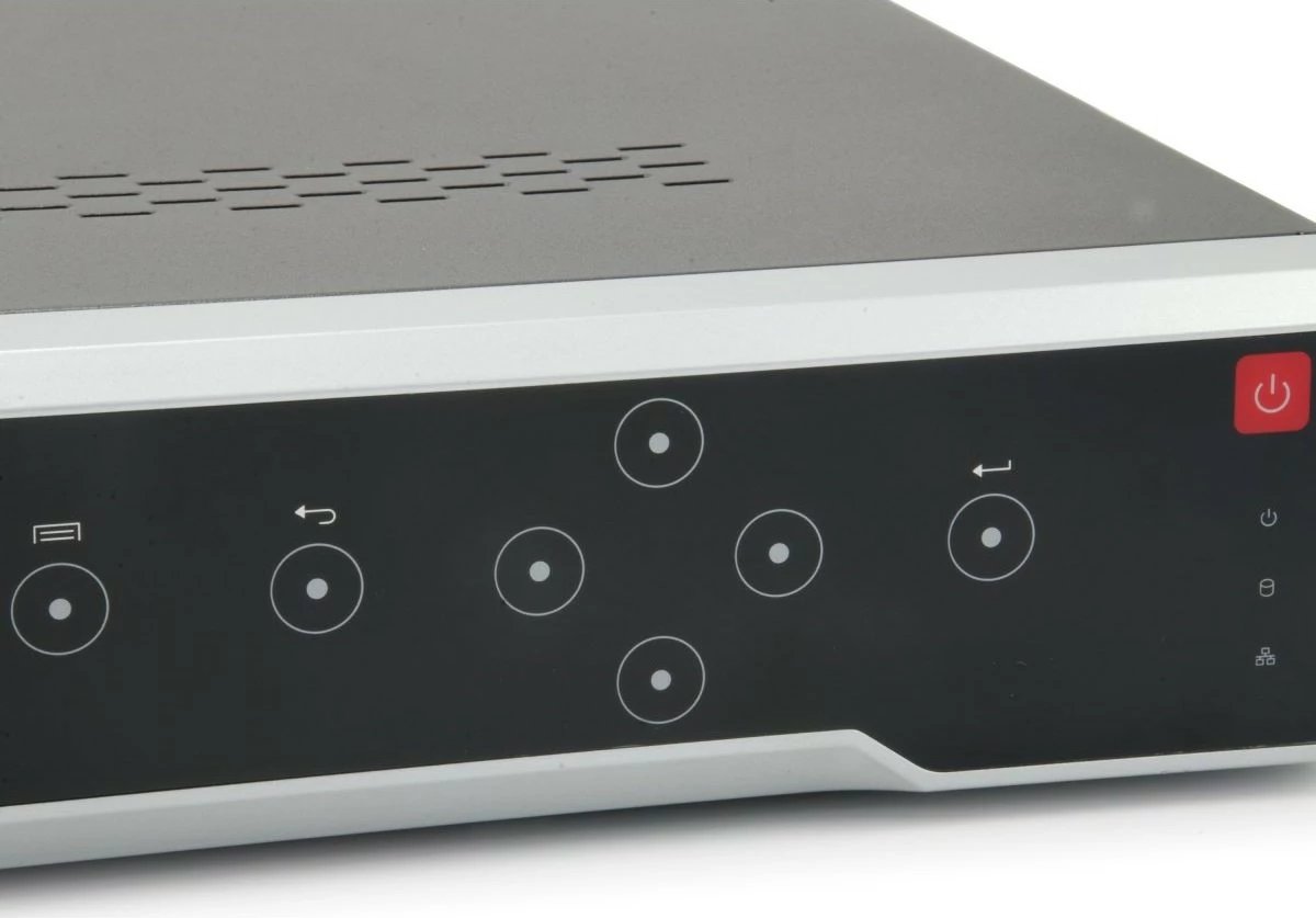 NVR LevelOne NVR-1332, 4-Bay, 32 kanale, H265, 3840 x 2160, e zezë, argjendtë