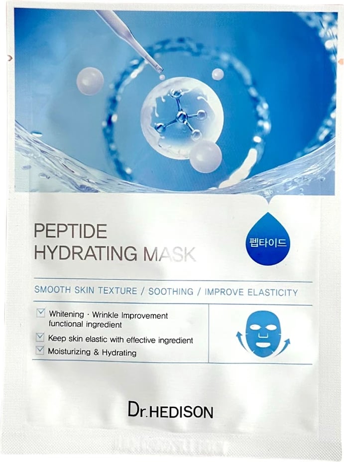 Maskë për fytyrë Dr.HEDISON Peptide Hydrating Mask për femra, 1 copë