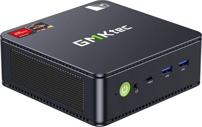 Kasë mini GMKtec M6, Ryzen 5 6600H, 32GB RAM, 1TB SSD, Gri