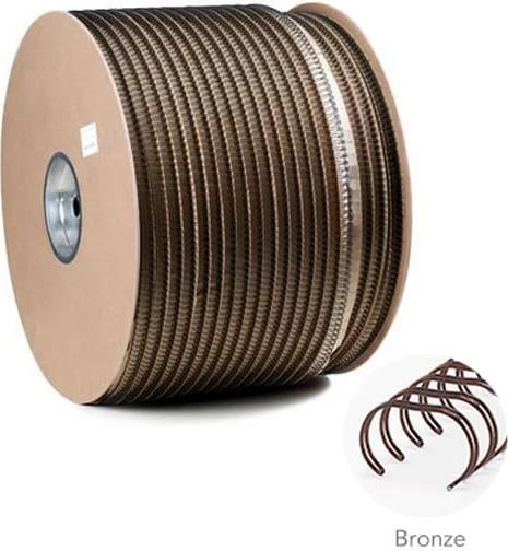 Spiral metalik për lidhje COPIER LAND 9/16" 3:1, Bronzi