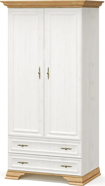 Set dhome gjumi Jaden me krevat lisi, i bardhë, 160x200cm, 4 copë