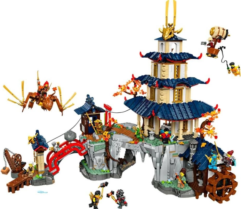 Set ndërtimi LEGO Ninjago 71814 Tournament City with Temple 3489 pjesë 14+ ekstra i madh