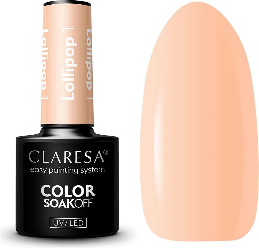 Llak për thonj për femra Claresa Lollipop Hybrid, 5g