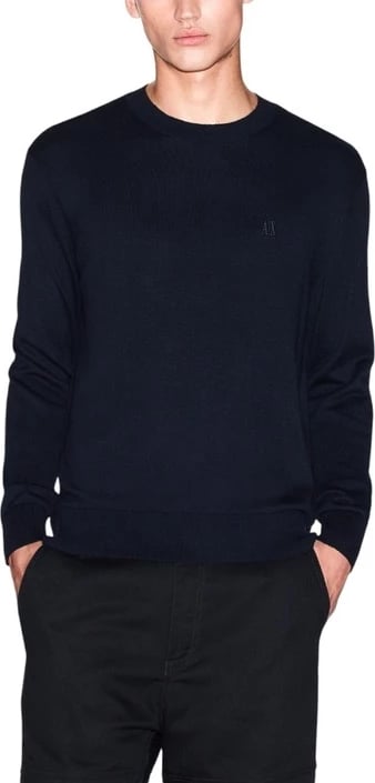 Xhemper Armani Exchange për meshkuj, i kaltërt