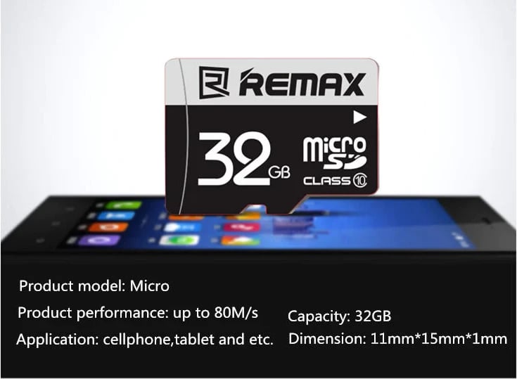 Kartë memorie Micro SD Card Remax, C10, 32GB