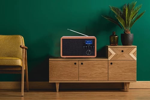 Radio Adler AD 1184 DAB/DAB+, FM, Bluetooth 5.0, 3W, LCD, USB/SD, alarm, kafe